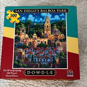 Dowdle San Diego's Balboa Park 500-Piece Puzzle - Multicolor